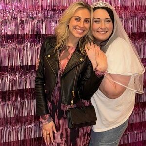 All Saints Black Genuine Leather Biker Jacket